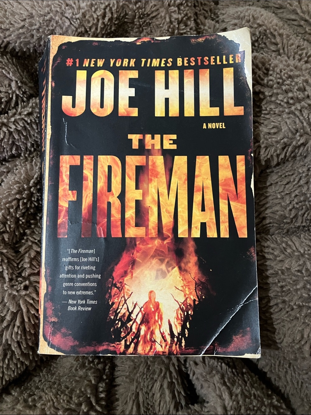 Joe Hill "The Fireman" Paperback Novel - Black & Orange Cover